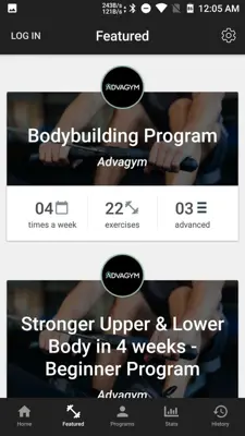 Advagym android App screenshot 3